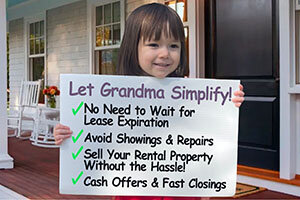 Let Grandma House Buyer simplify selling your rental property with tenants