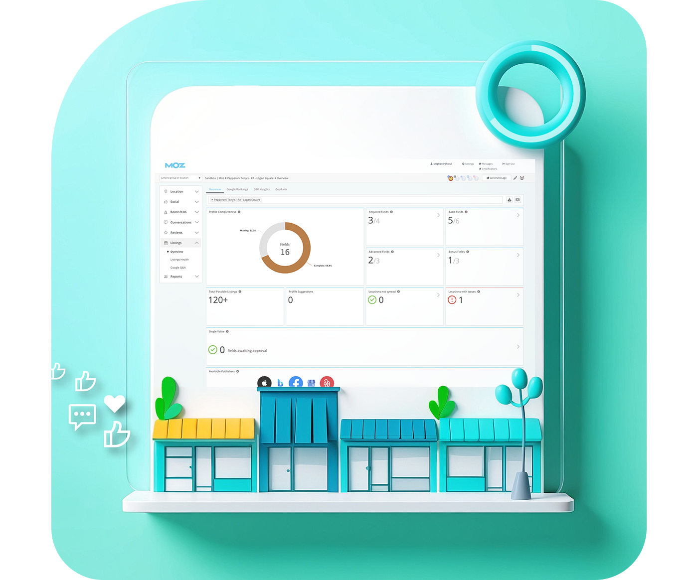 Moz local overview ensure the accuracy 2x